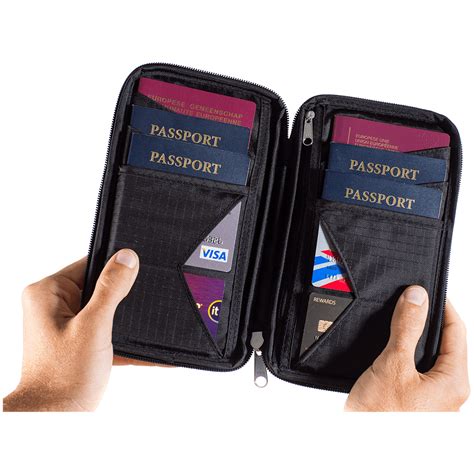 passport wallet with rfid protection and notepad|best rfid blocking passport wallet.